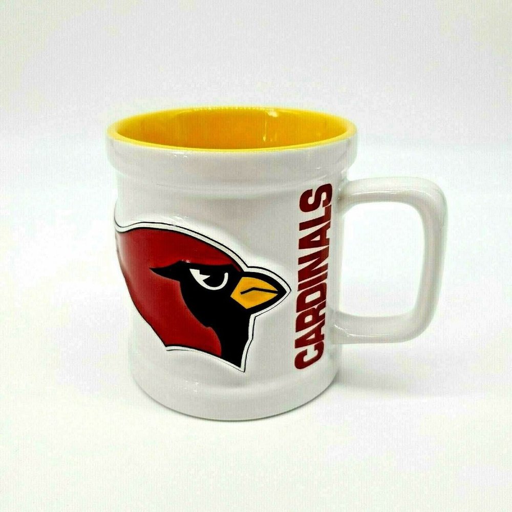 NFL Arizona Cardinals Coffee Tea Cup Mug Football Licensed Team Collector Yellow